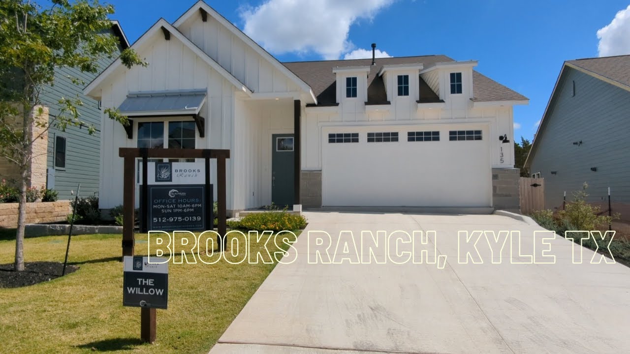 Willow Model Brooks Ranch Tour Kyle, TX New Construction Home