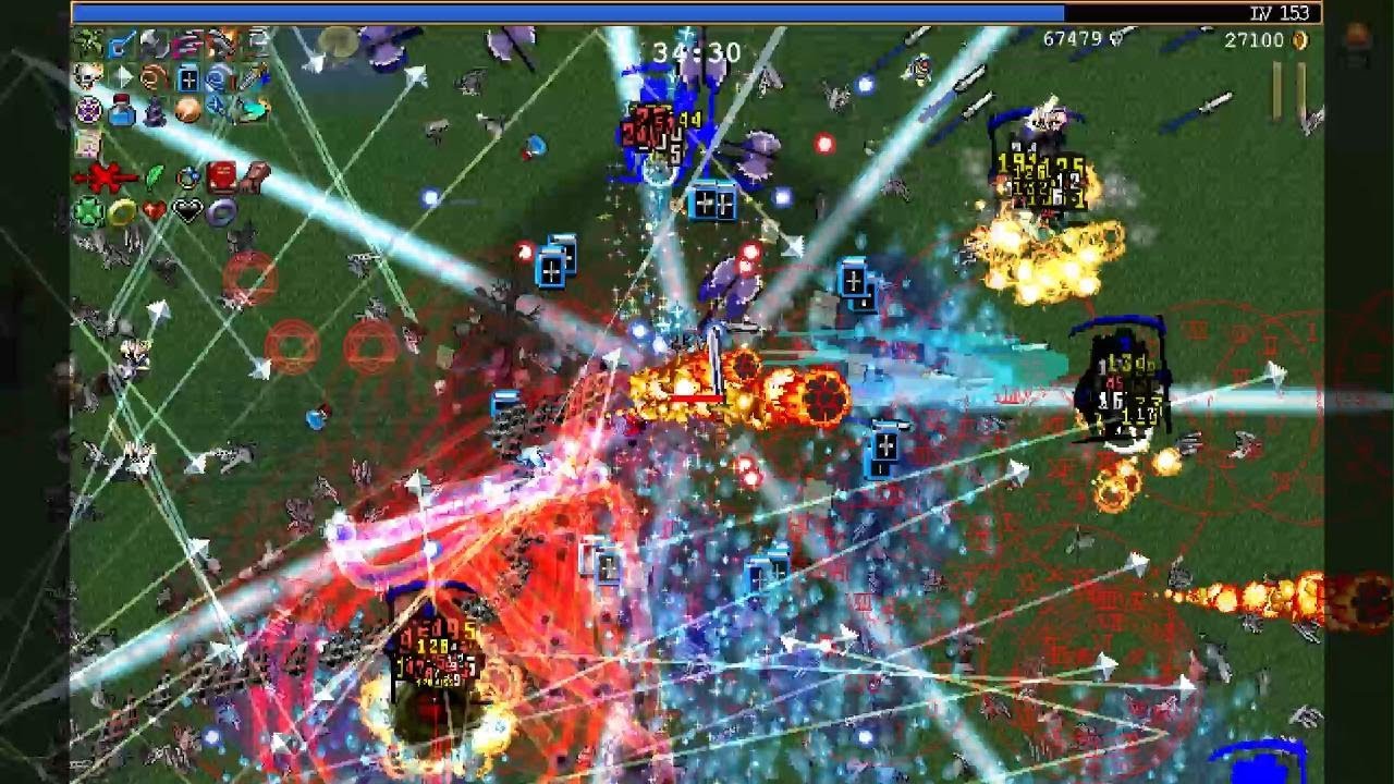 Vampire Survivors Mad Forest attempting to last 31 minutes
