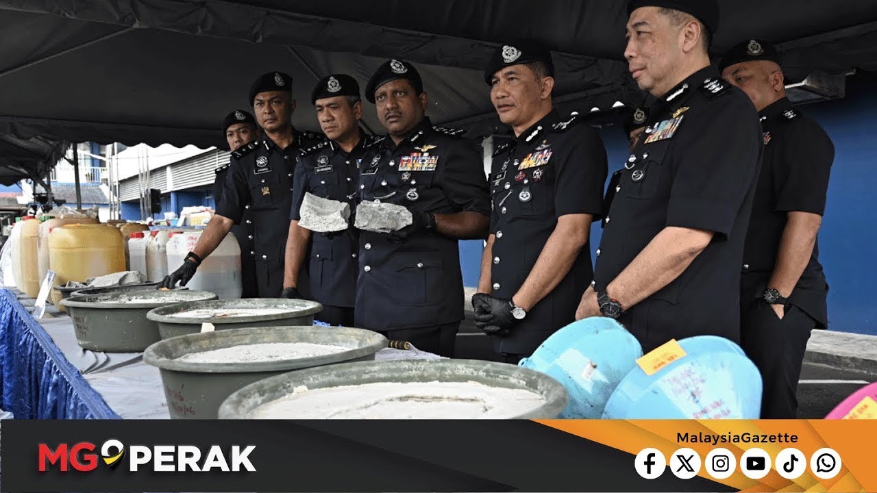MGPerak: Dadah Bernilai RM37.3 Juta Dirampas, Banglo Mewah Jadi Stor Simpanan