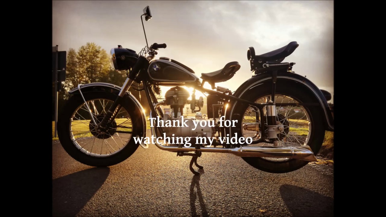 BMW R25/2 - 1952 - Sound, Motor, View