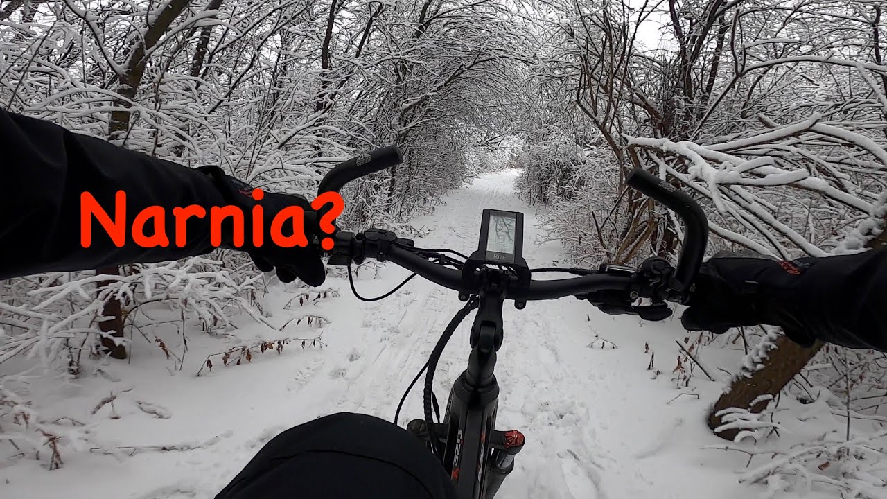 Are Fat E-Bikes Fun In The Snow? YES!! No Studded Tires Required!