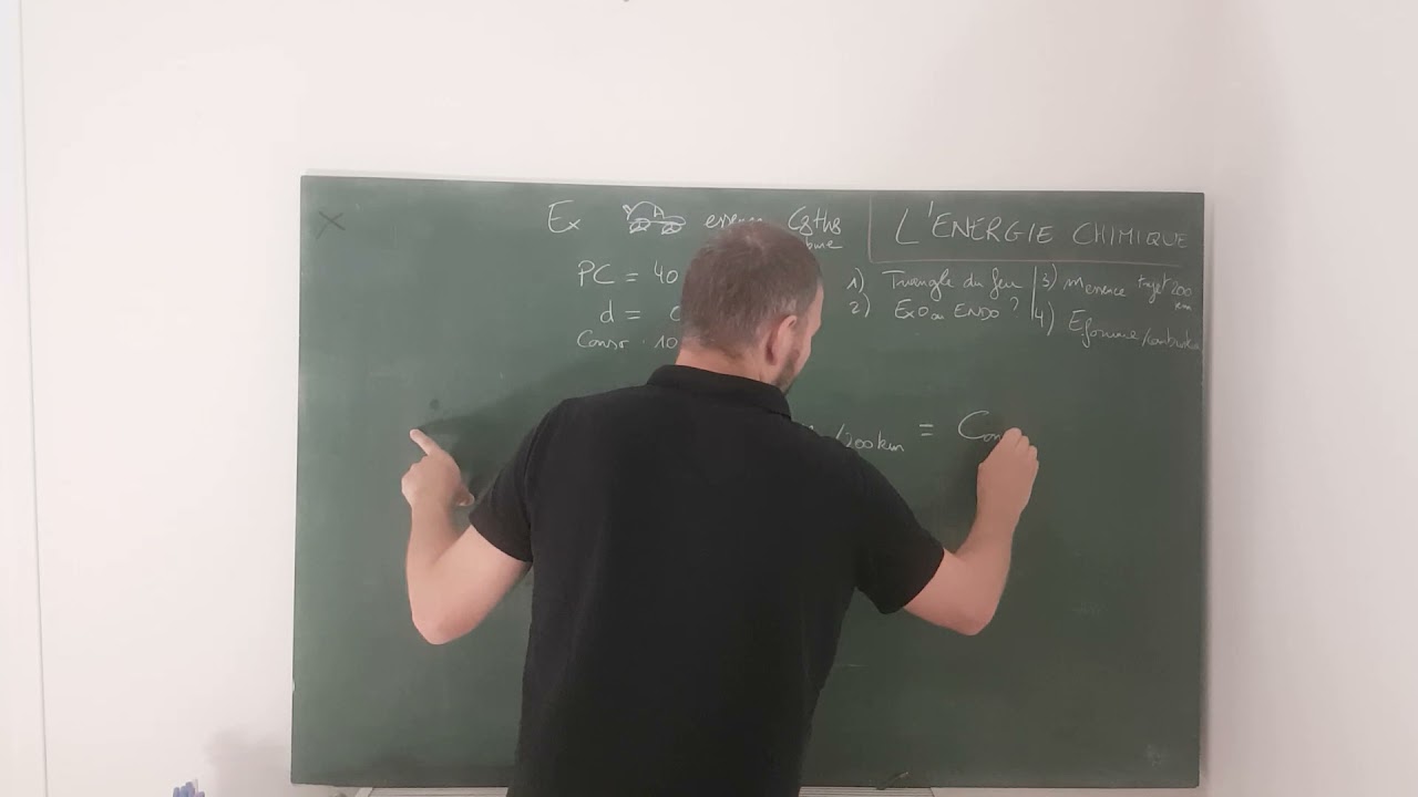 L'énergie chimique - Exercice classique - Pouvoir calorifique - 1STI2D - Physique-Chimie - Chapitre2
