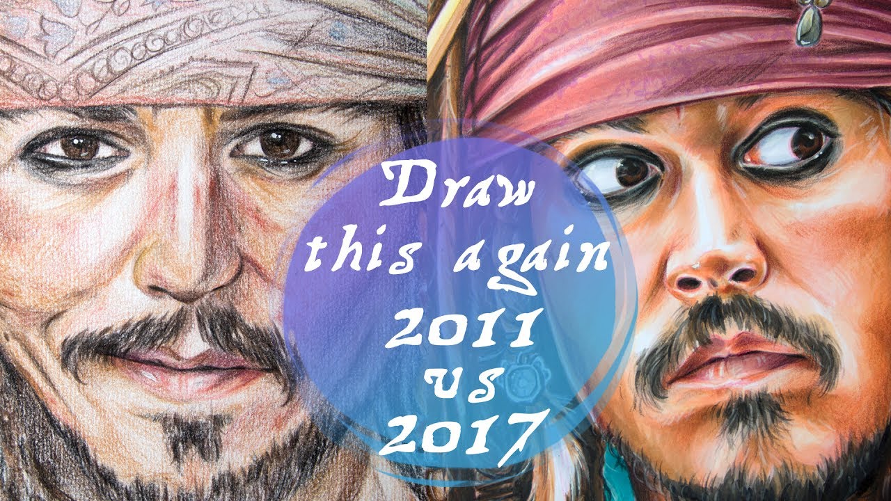 DRAW THIS AGAIN - Captain Jack Sparrow - Copic Illustration