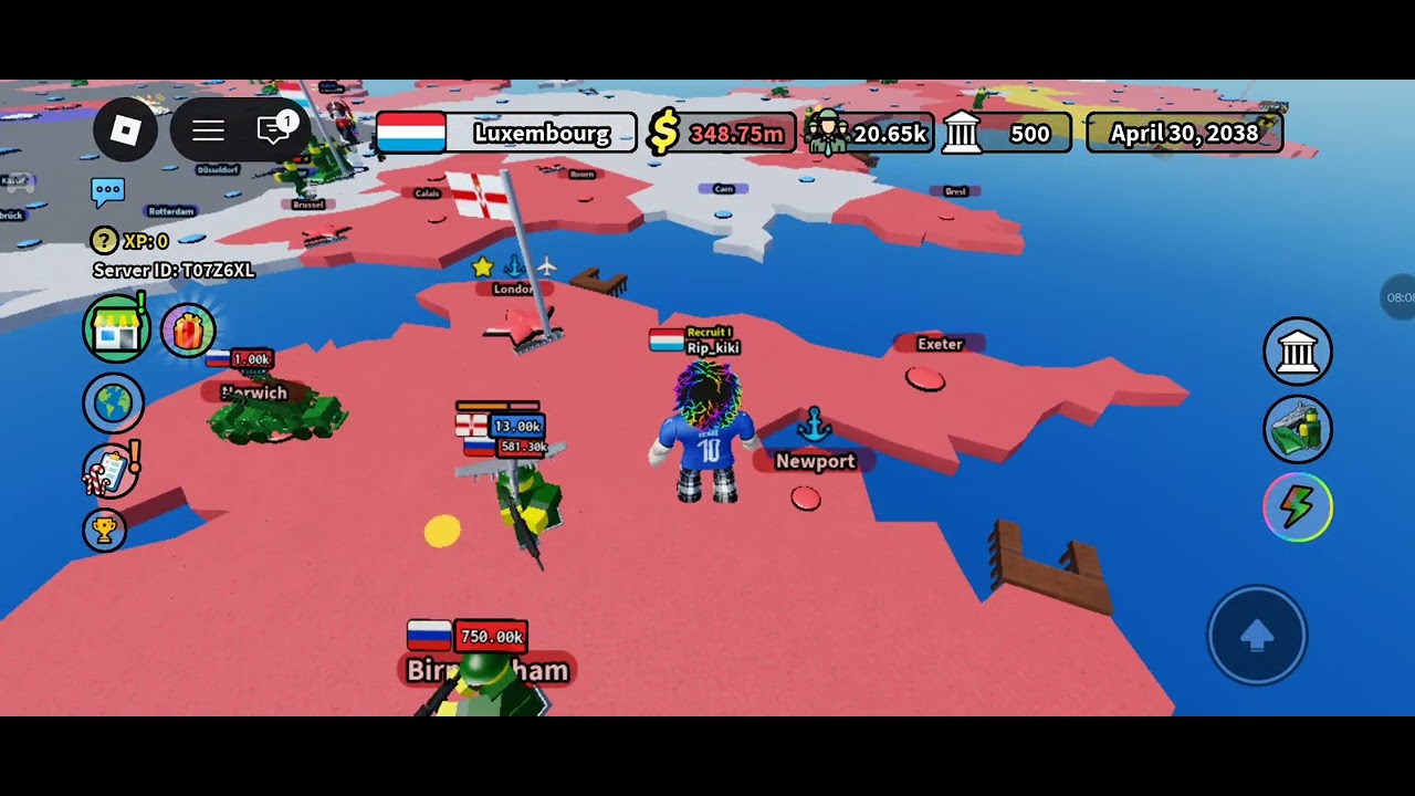 Playing CONTROL EUROPE 