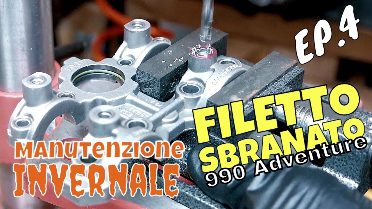 [KTM 990 Adventure] Manutenzione Invernale: Riparazione Filetto con Helicoil (EP4)