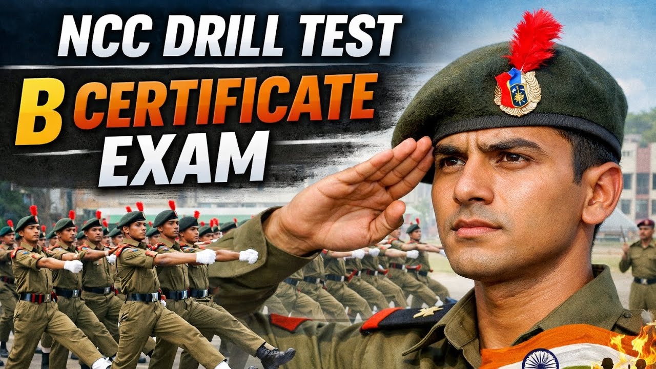 B Certificate Exam | NCC Drill Test 💂‍♂️ Discipline • Dedication • Determination 🇮🇳🔥