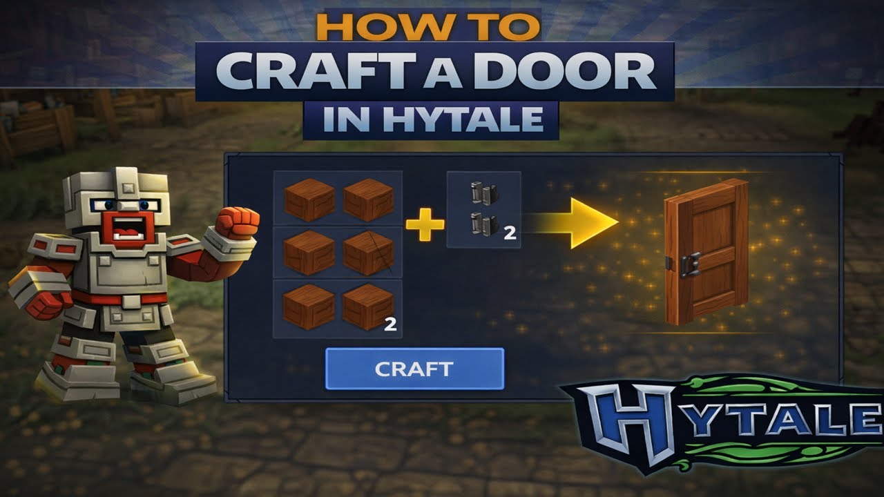 How to Craft a Door in Hytale (Step by Step)