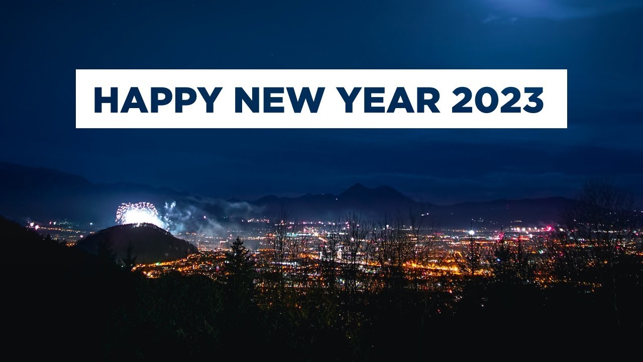 Silvester-Feuerwerk 2022/2023 von Salzburg, Österreich | Timelapse