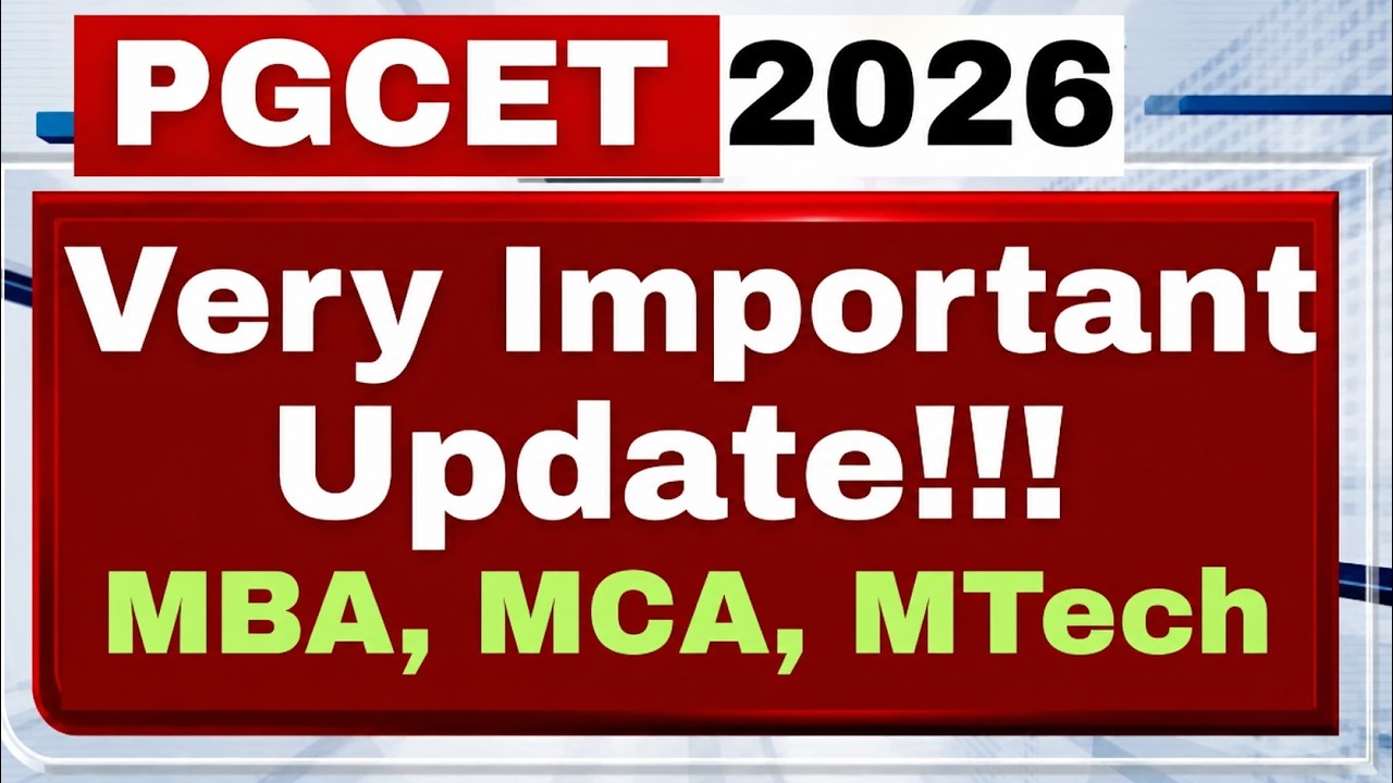 Дата выбора вариантов PGCET 2026 | PGCET 2026 | График выбора вариантов KEA PGCET 2026 | Обновлен...