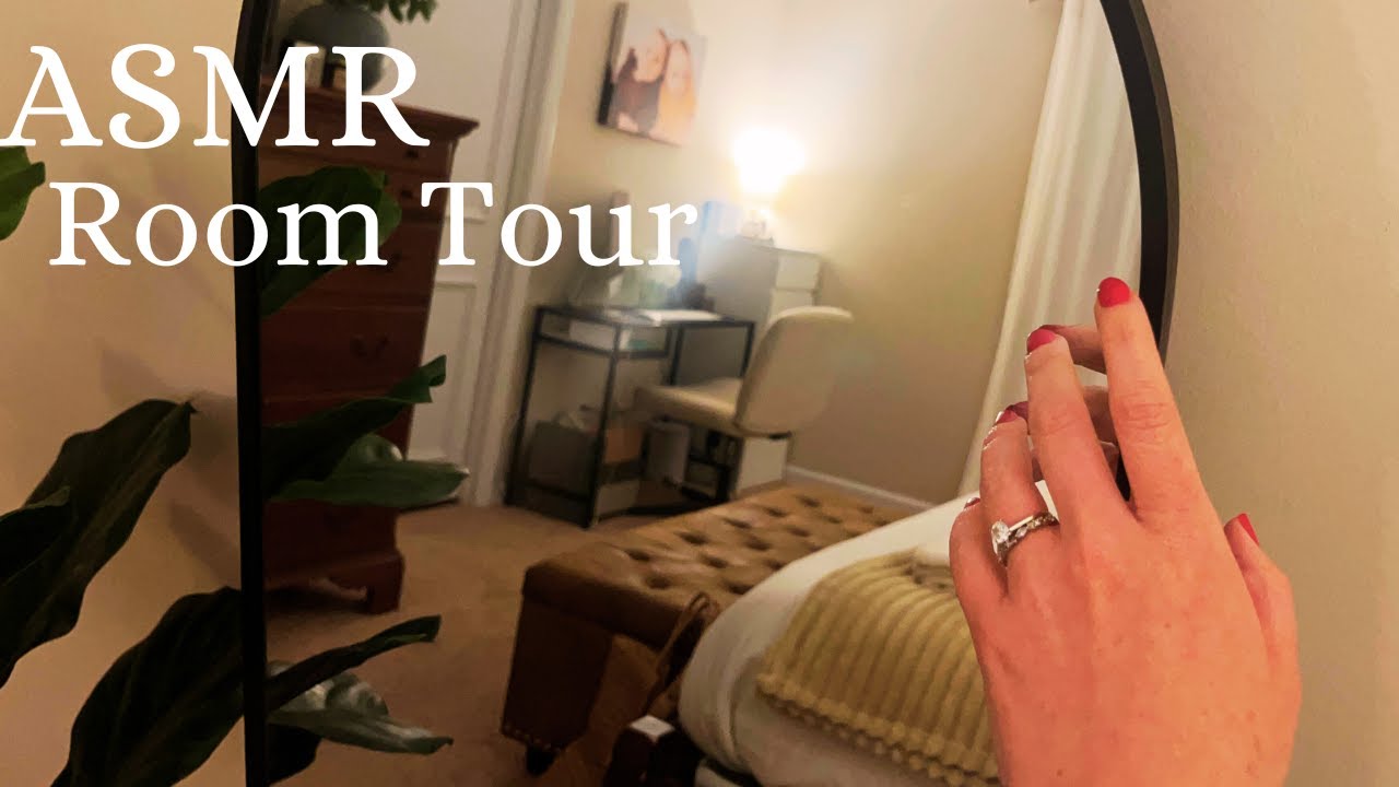 ASMR/Room Tour Tapping & Scratching (LoFi Whispered)