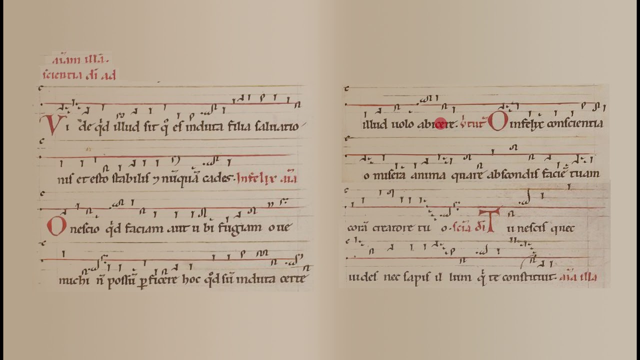 Ordo Virtutum [1/3] Prologue and Part II - Hildegard von Bingen (Score - Manuscript)