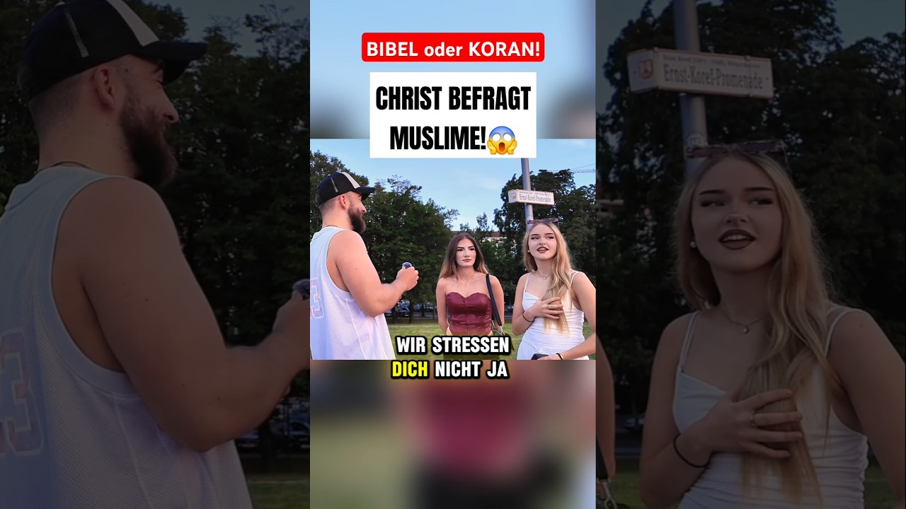 Bibel oder Koran!? Christ befragt Muslime!😱 #jesus #bibel #islam #religion