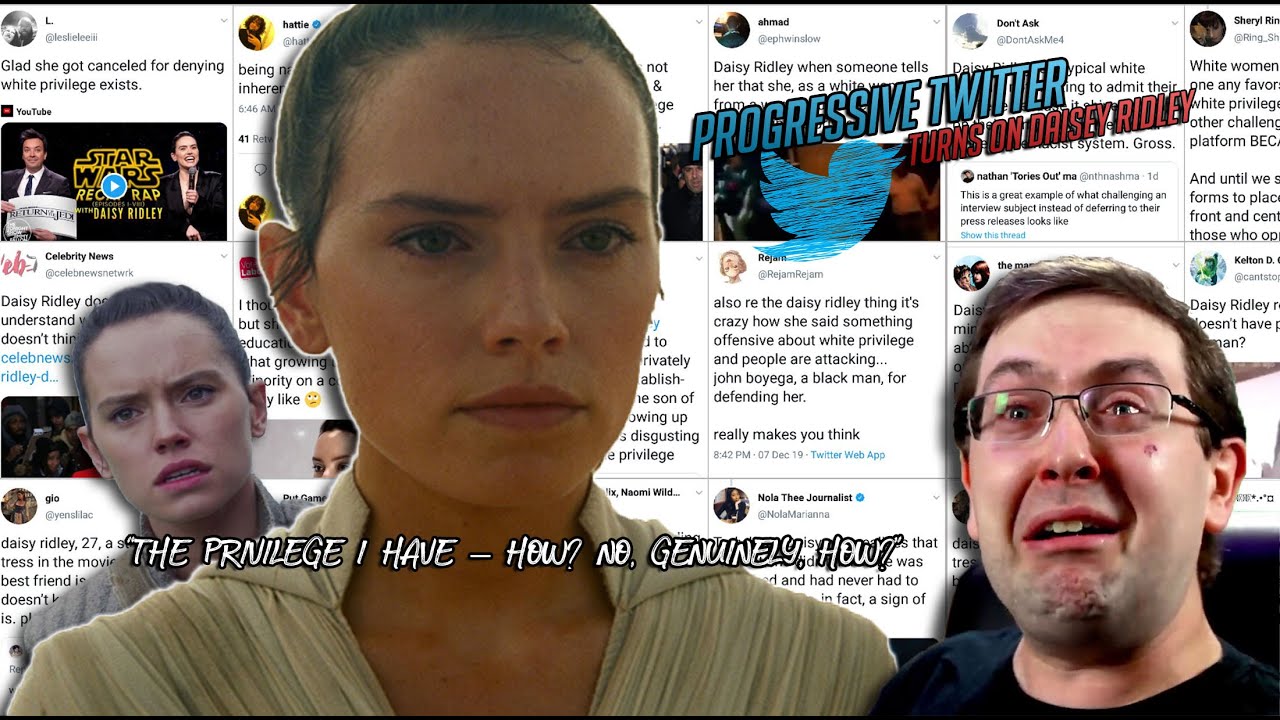 Progressive Twitter: Turns on Daisey Ridley