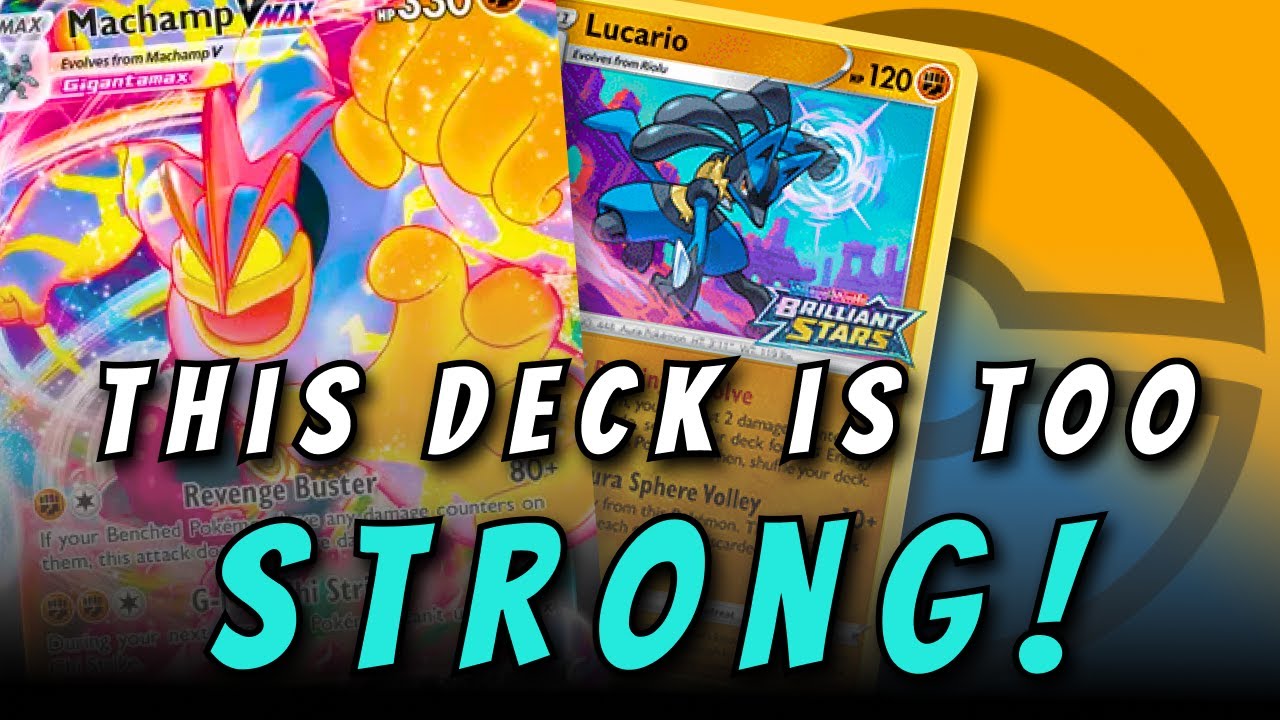 This Machamp VMAX list can take on ANYTHING! Even MEW VMAX!!: PTCGO Decklist and Gameplay