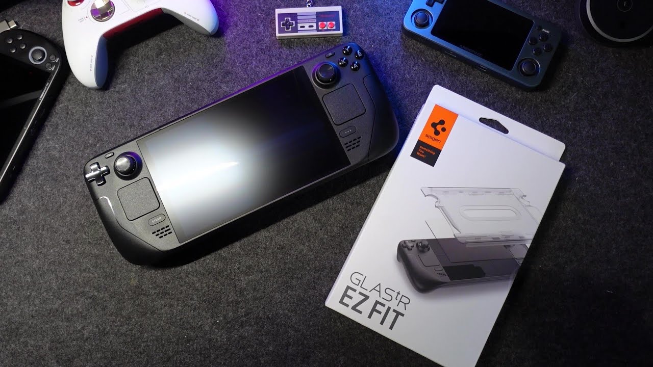 Steam deck Oled Spigen Glass protector