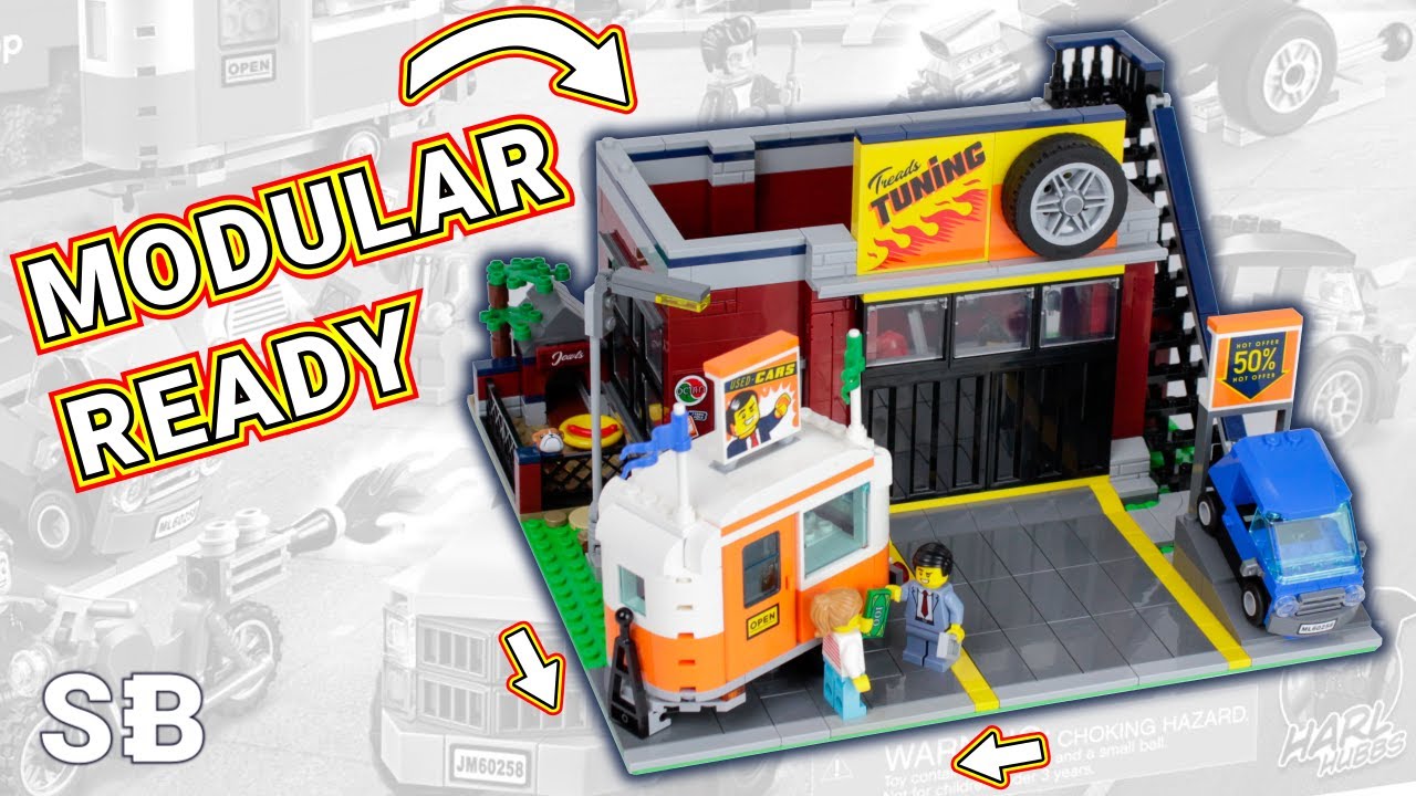 this Lego Tuning Workshop MOC is Modular-READY !!