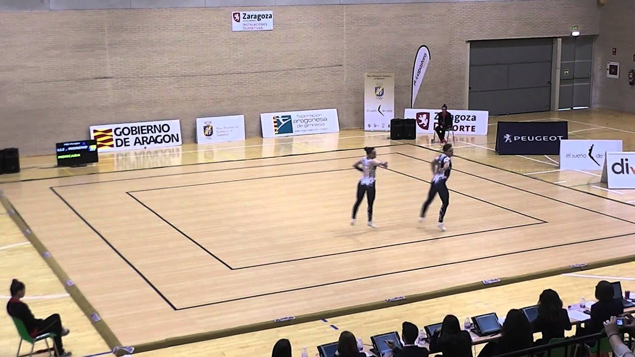 Copa España Aeróbic - Zaragoza 2015 - MP  Sara Moreno y Vicente Lli