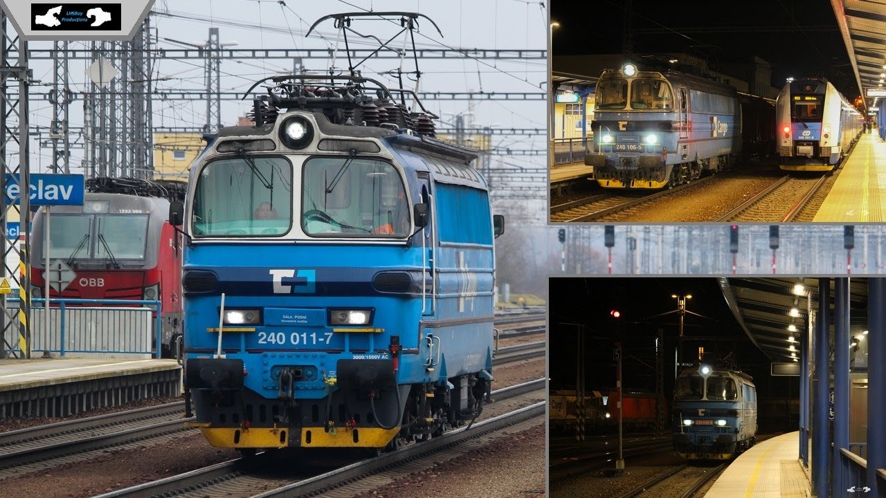 Lamin&aacute;tky ČD Cargo [Břeclav 2.02.23] - 240 011-7, 240 106-5 & 230 040-8
