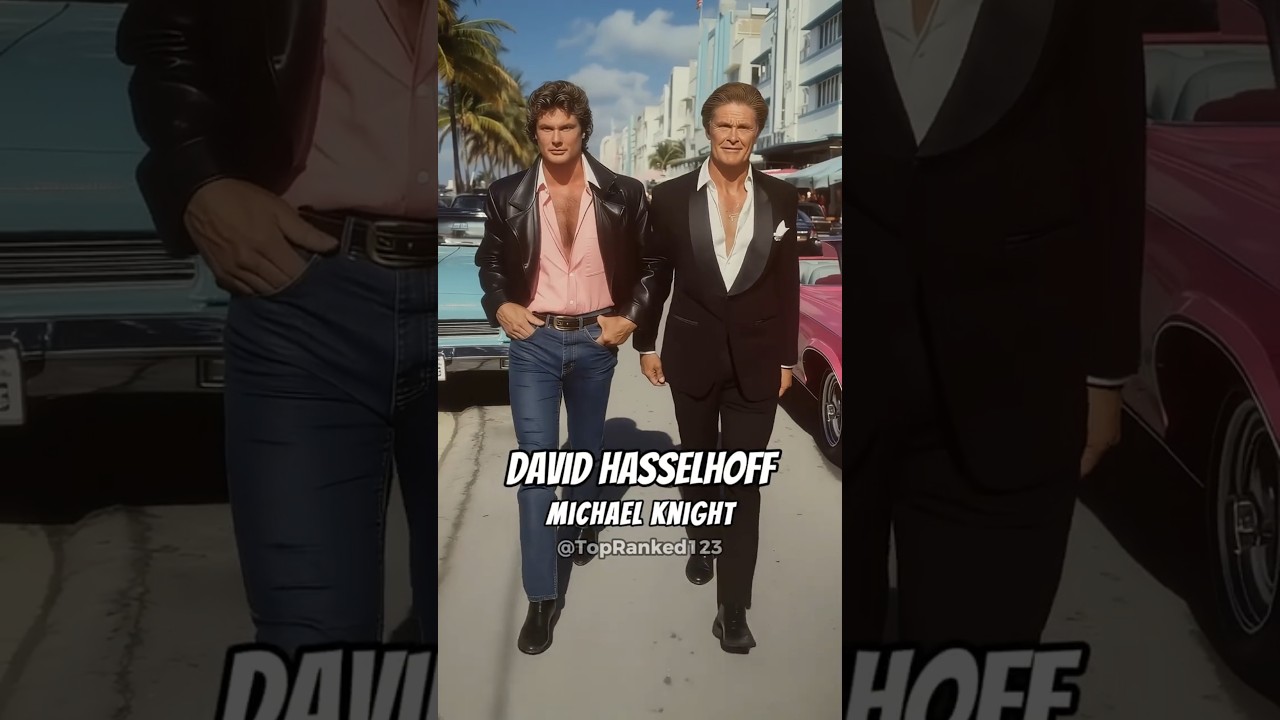Knight Rider (1982&ndash;1986): Then vs. Now | Runway Showcase 🚗 #knightrider #hero #thenandnow #actor