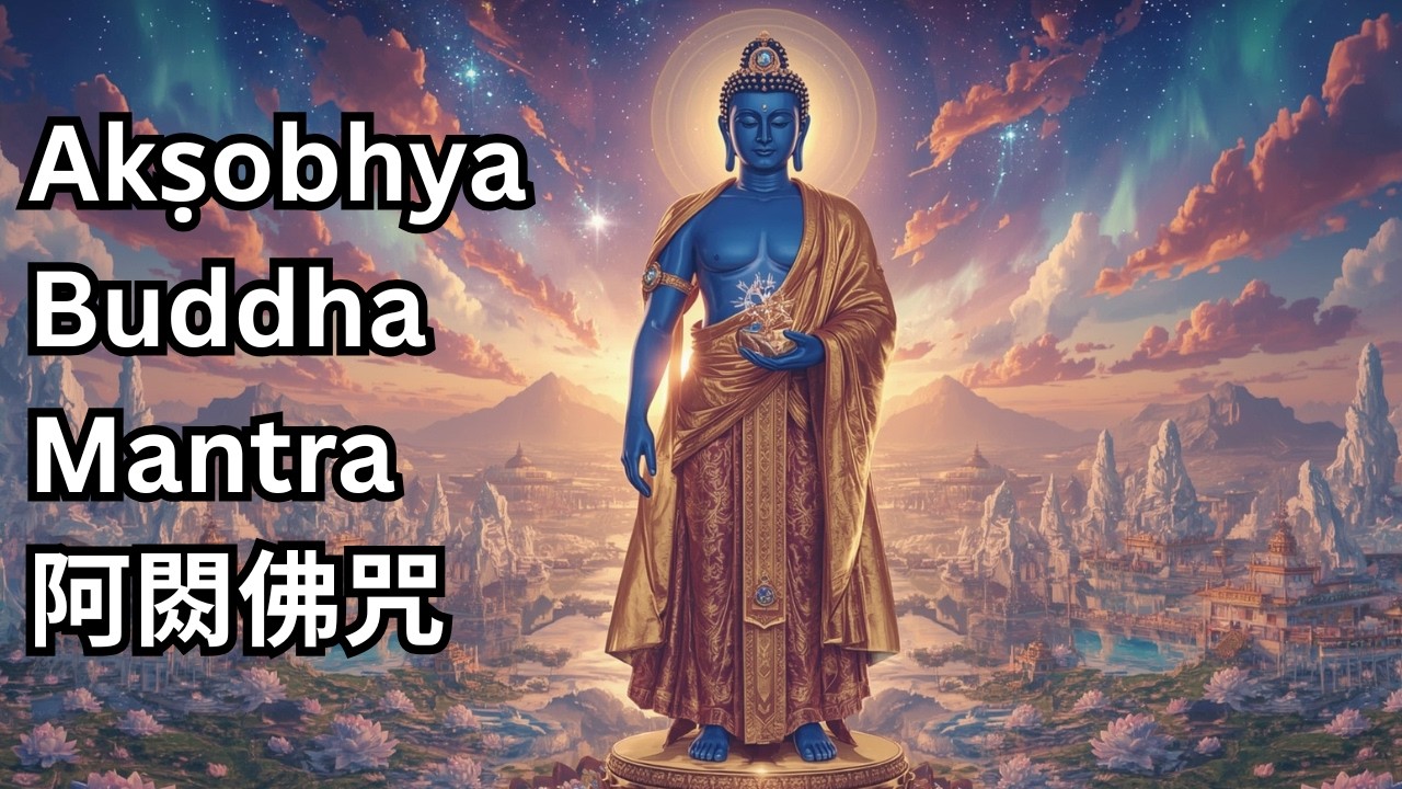 Akṣobhya Buddha Mantra – The Unshakable One | 阿閦佛咒 | Lofi Chant from the Eastern Pure Land