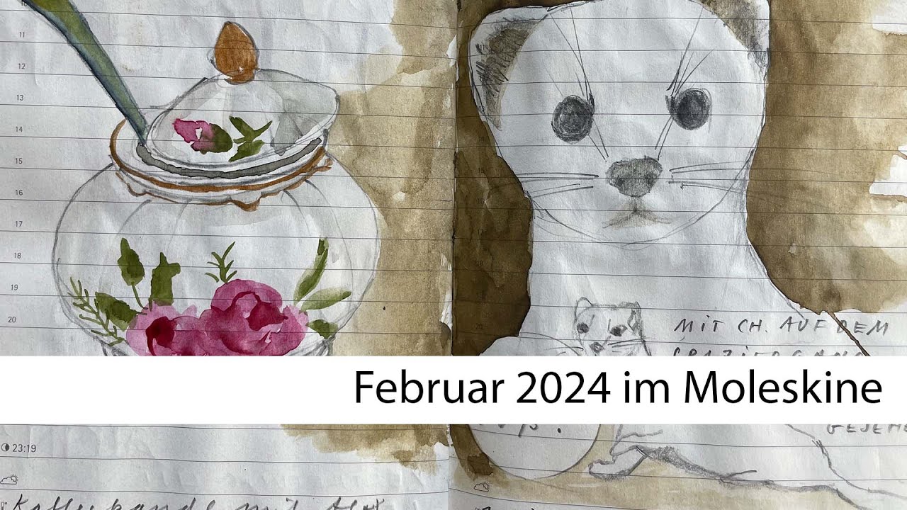 Täglich kreativ sein im Moleskine Pocket Diary und was, wenn es doch nicht klappt
