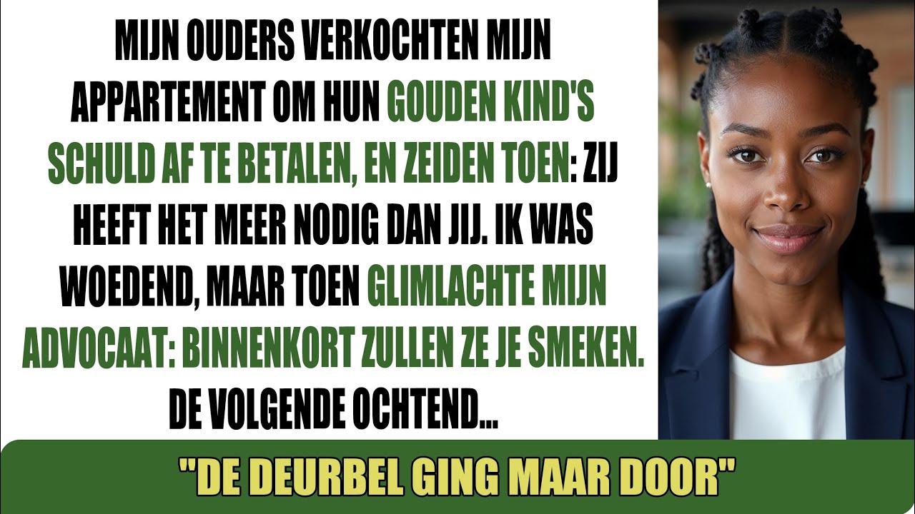Mijn ouders verkochten mijn flat voor hun 'gouden kind' schuld zonder te vragen - dus ik.