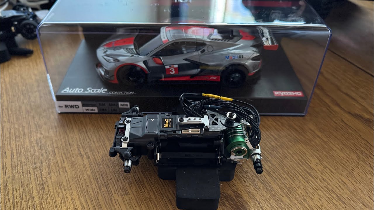 Kyosho MR-04 EVO2 Mini-Z N-MM2 Brushless Chassis Set (4100kV)Unboxing & build