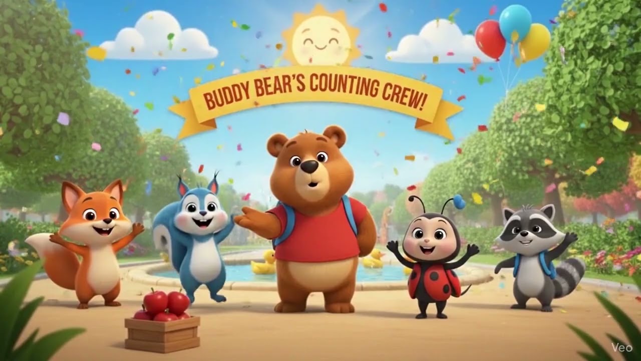 BUDDY BEAR'S TOP 5 HITS! 🐻 Best Kids Songs Collection - Non-Stop Fun!