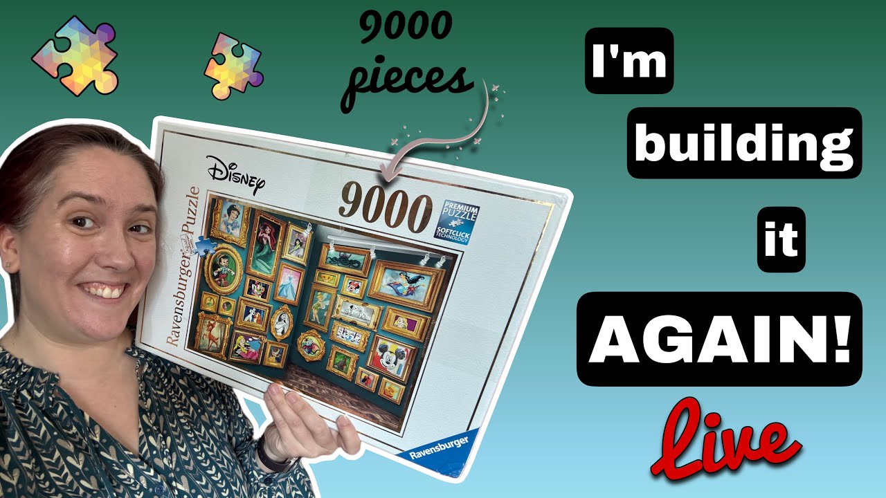 All the details about my upcoming 9000 piece live puzzling adventure - Disney Museum by Ravensburger