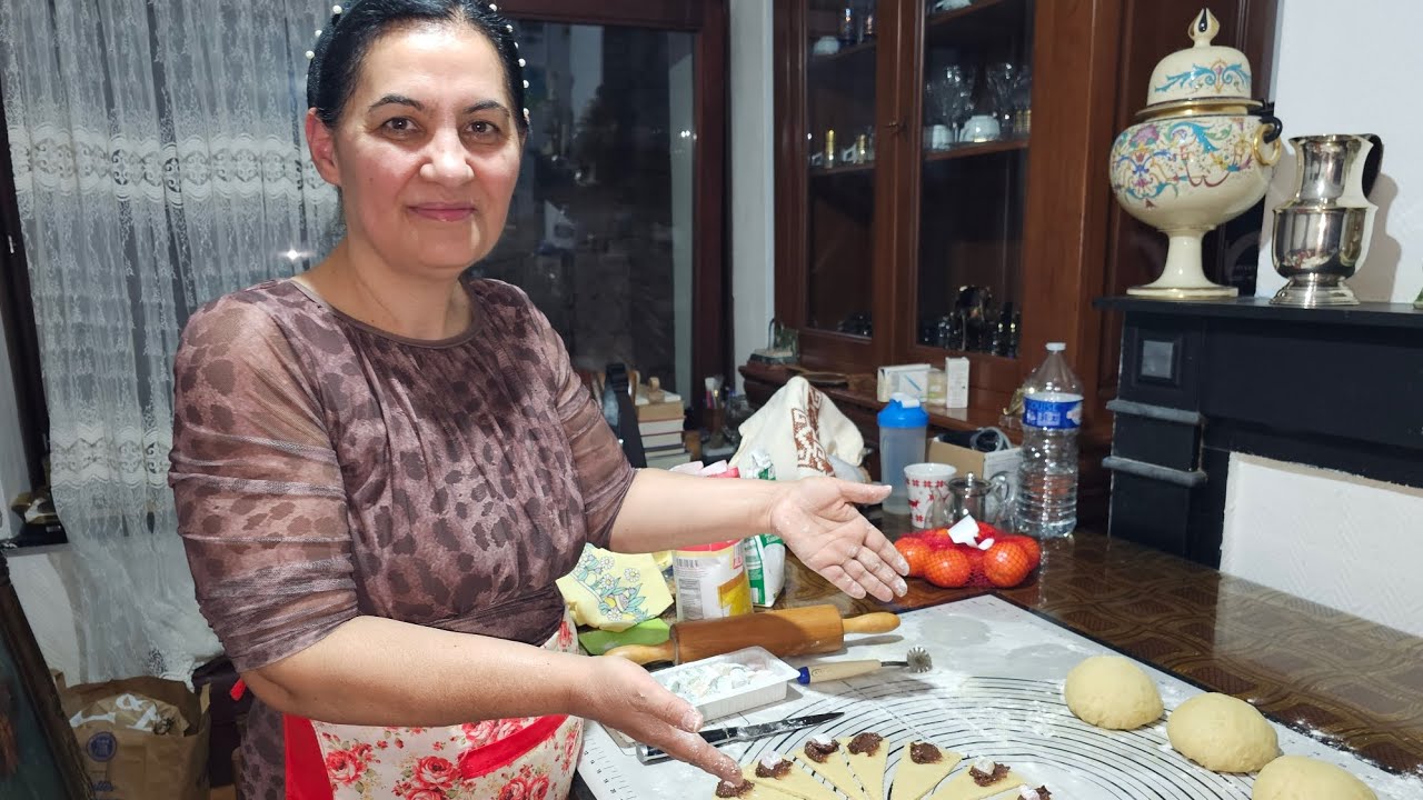 Cornulete de post cu nuca si magun si rahat 😋😋❤️