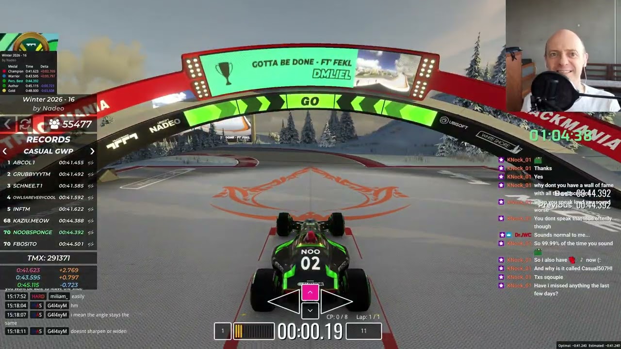 Trackmania Winter 2026 - WE 2026-03-07 - Personal Best Hunt Results on tracks 15-18