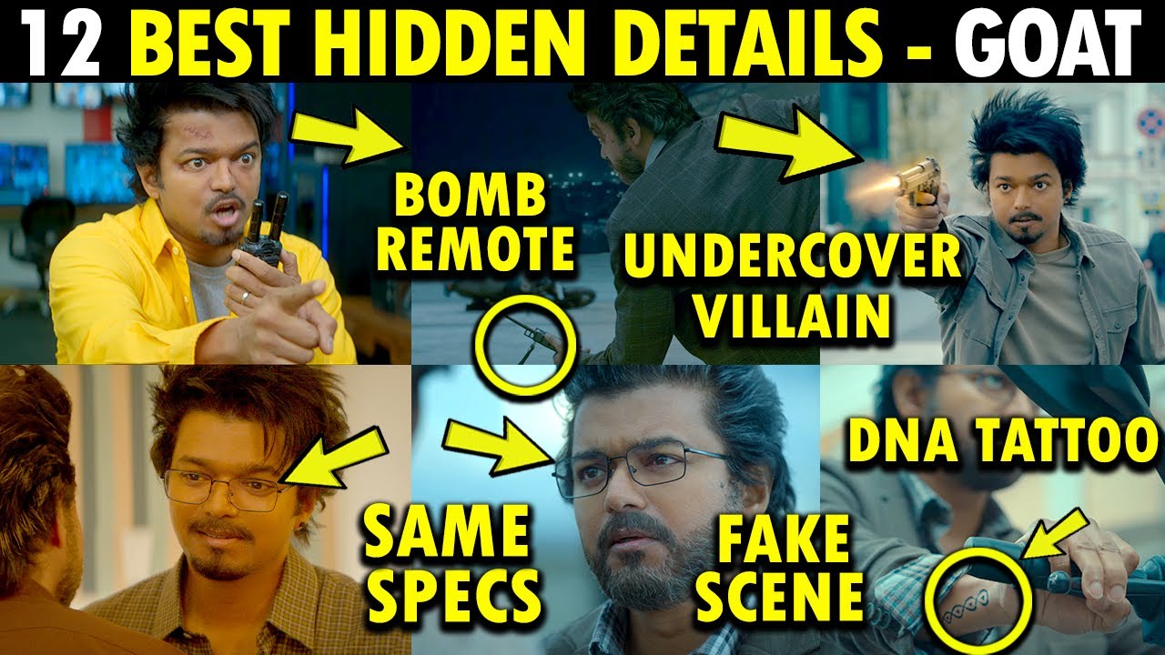 அதிரடி Sci-Fi சம்பவம் 🥶🔥 The Goat Trailer Hidden details | The GOAT Trailer Breakdown Tamil |