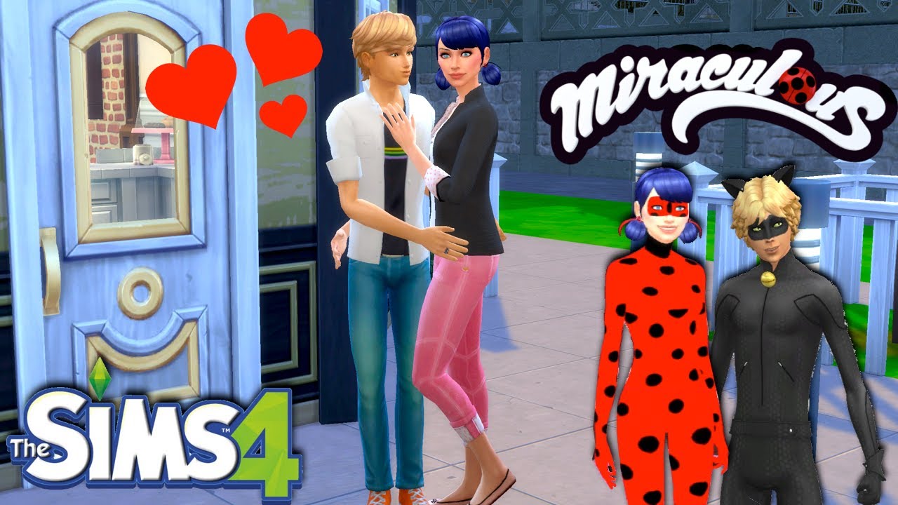 Miraculous Ladybug Sims 4 Roleplay - Marinette Morning Routine with Adrien - Titi Plus
