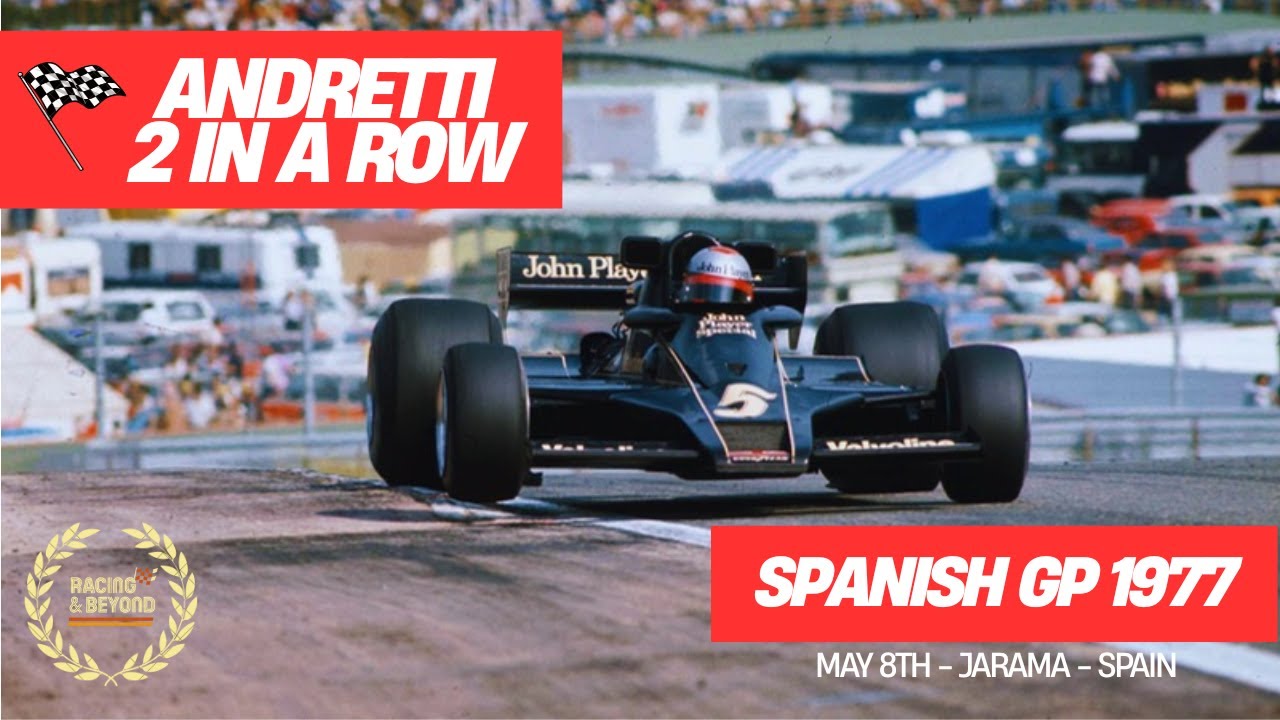 Formula 1 1977 Spanish GP - Andretti Does it Again - F1 Highlights