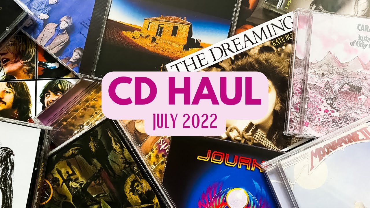 Rock/Metal/R&B CD Haul July 2022