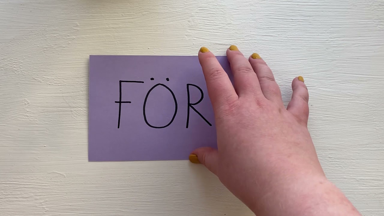 Ruotsi ASMR: prepositiot