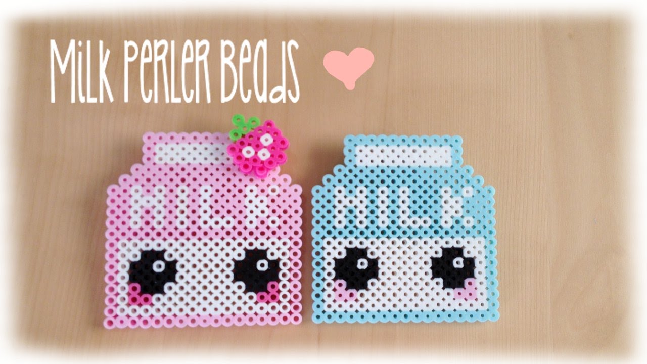 Мастер-класс по изготовлению кавайных молочных бусин Perler