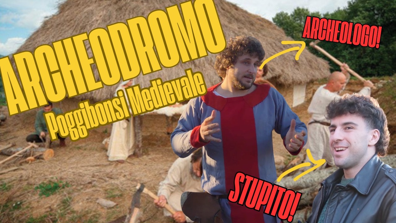 L'UNICO Villaggio Medievale IN ITALIA - ARCHEODROMO DI POGGIBONSI  con MYVALDELSA