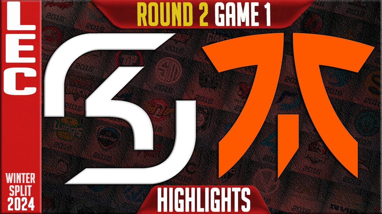 SK vs FNC Highlights Game 1 | LEC Winter 2024 Playoffs Lower Round 2 | SK Gaming vs Fnatic G1