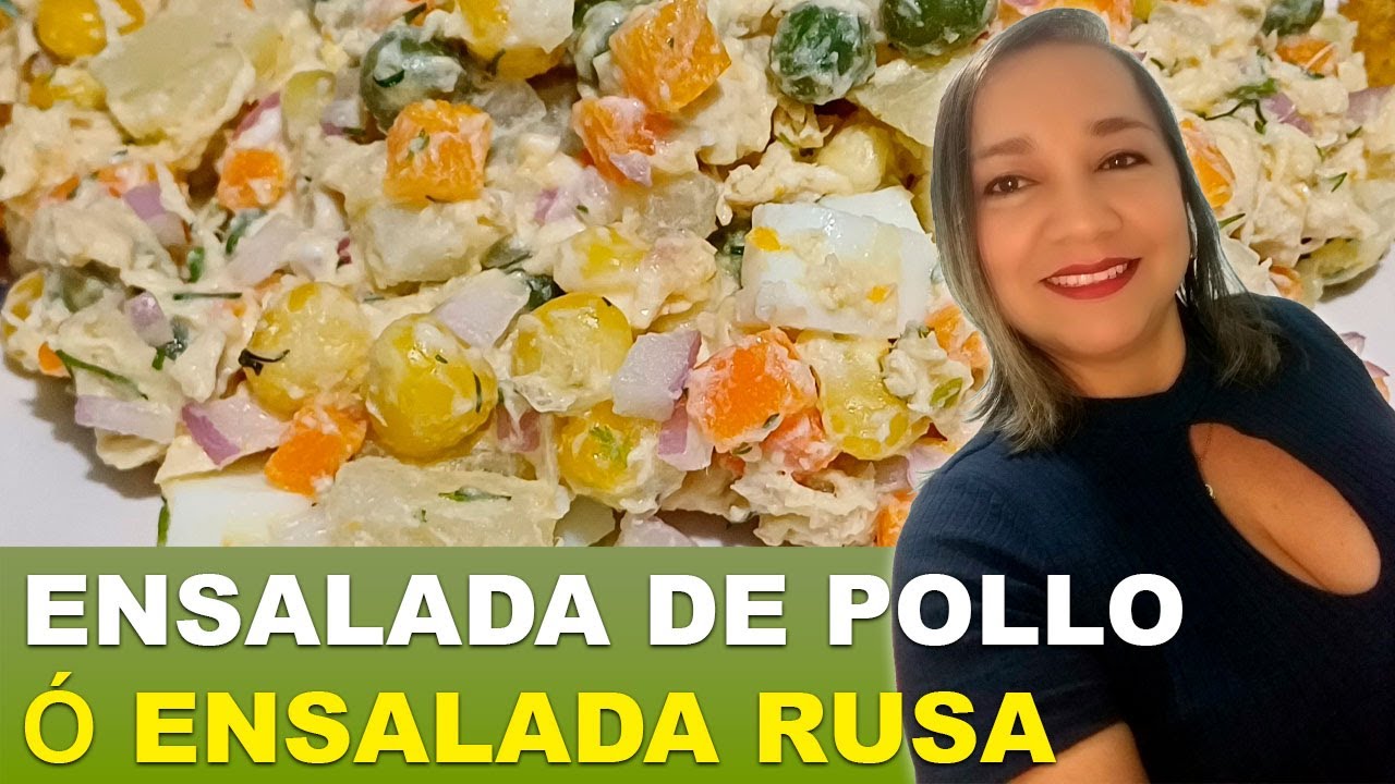 Ensalada de Pollo ó Ensalada Rusa | Las Delicias de Diana