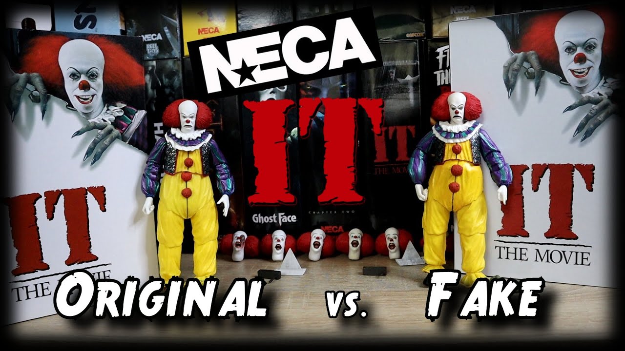 Figurka IT The Movie Pennywise Ultimate - Neca (Oryginał vs. Podróbka)