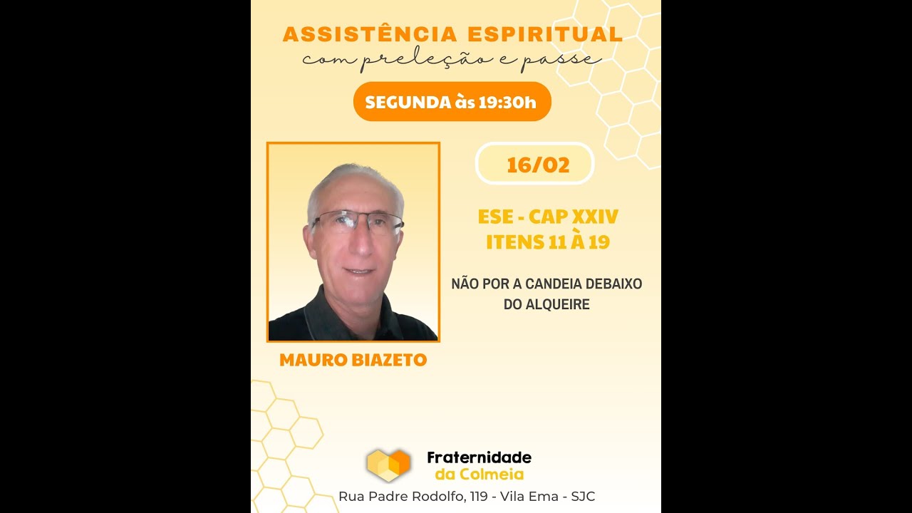 NÃO POR A CANDEIA DEBAIXO DO ALQUEIRE 16/02/2026