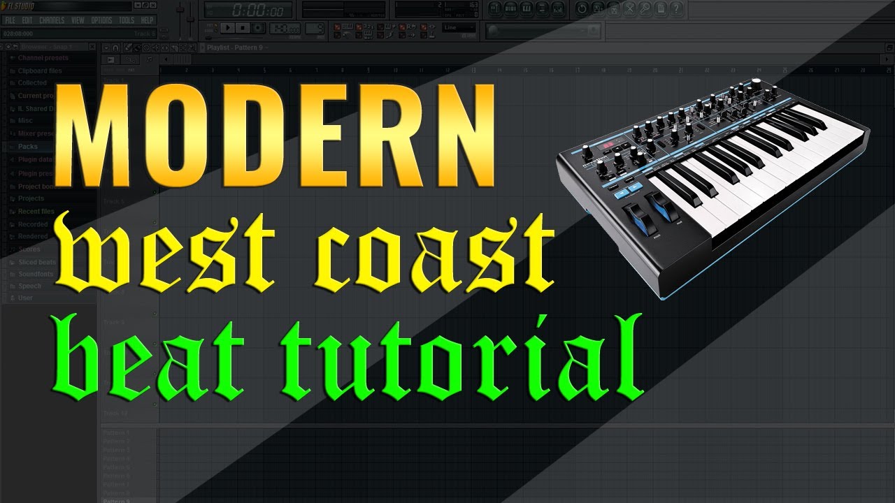 FL Studio Tutorial - How to make Modern G-funk West Coast RAP Instrumental | Basic Tyga Type Beat