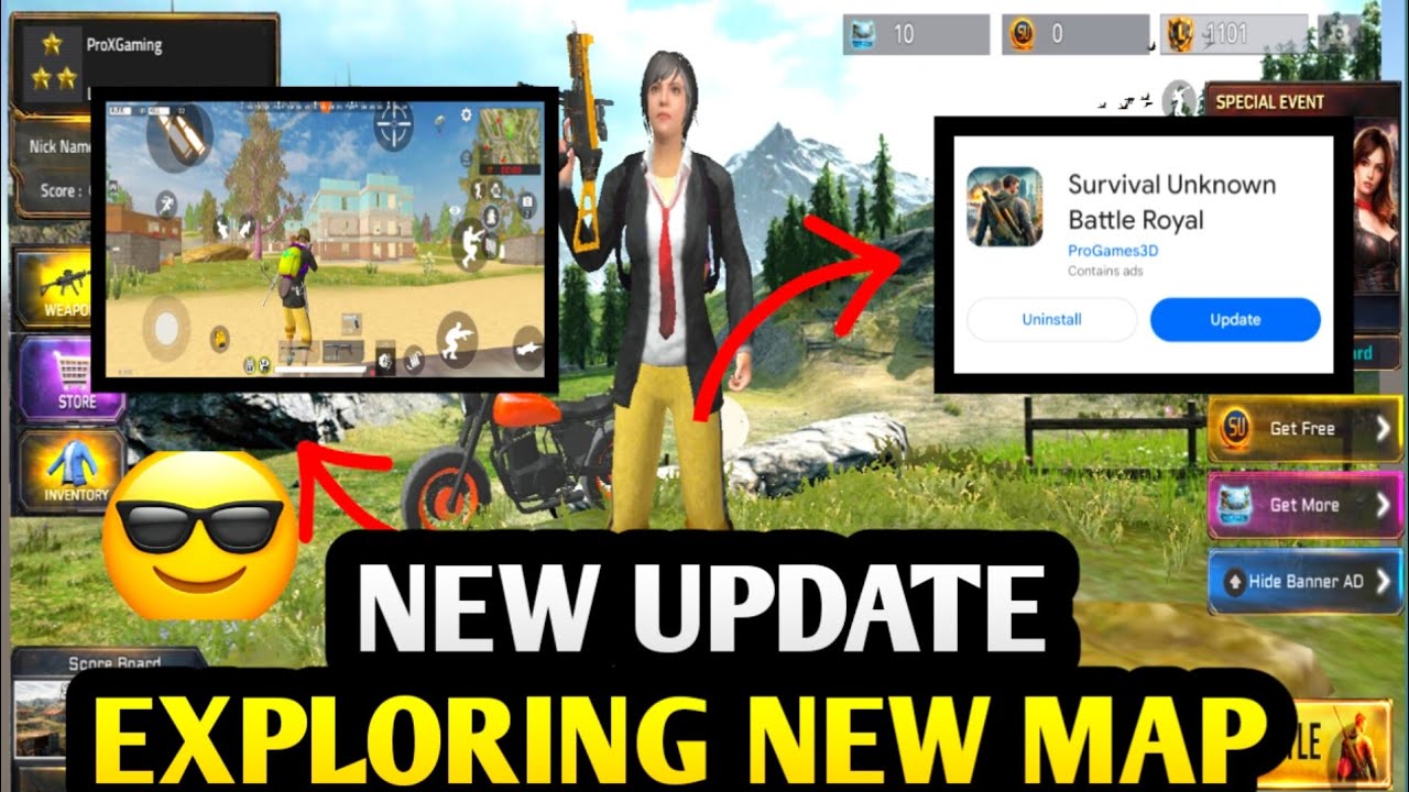 NEW😍 UPDATE EXPLORING NEW MAP 
