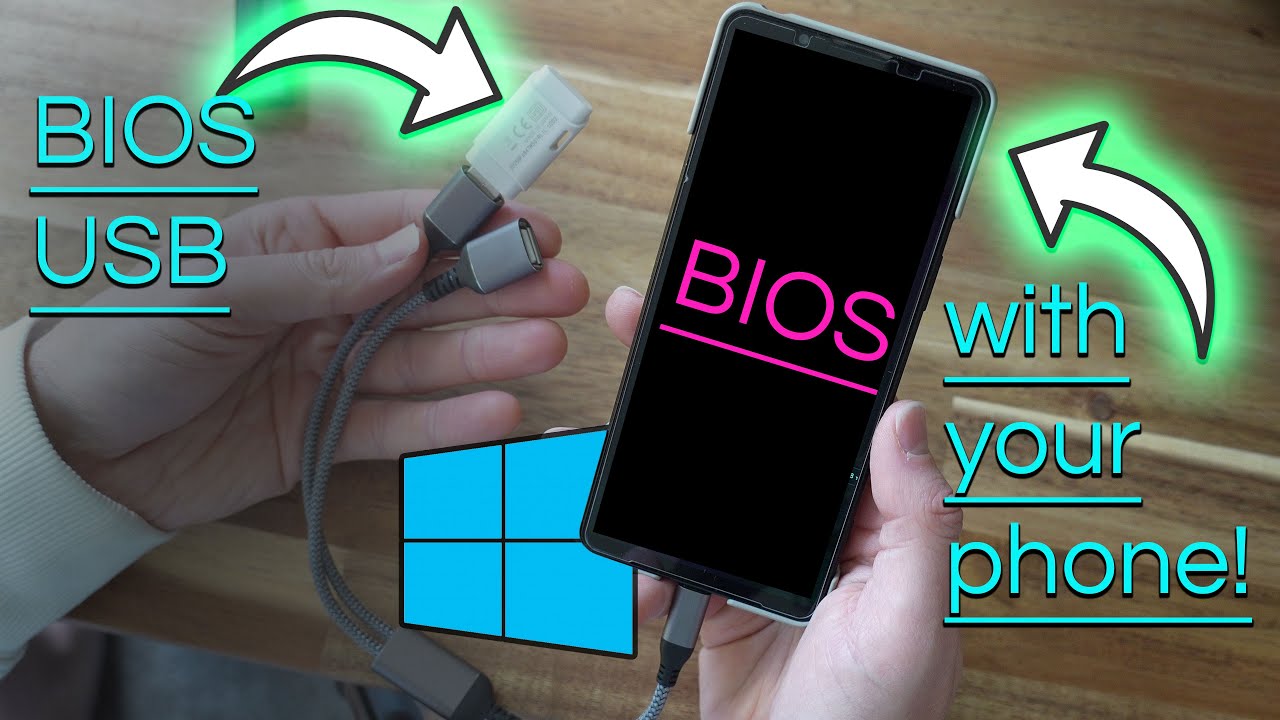 Как создать USB-накопитель для прошивки BIOS с помощью телефона