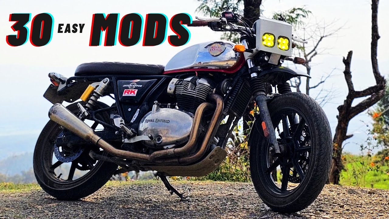 Don’t miss these 30 Modifications for Inteceptor 650 & GT650🔥