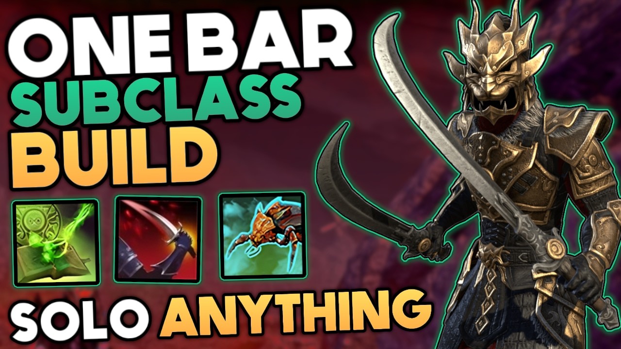 Powerful One Bar Subclass Solo Build &ndash; Arcanist, Warden, Nightblade | ESO - Season of the Worm