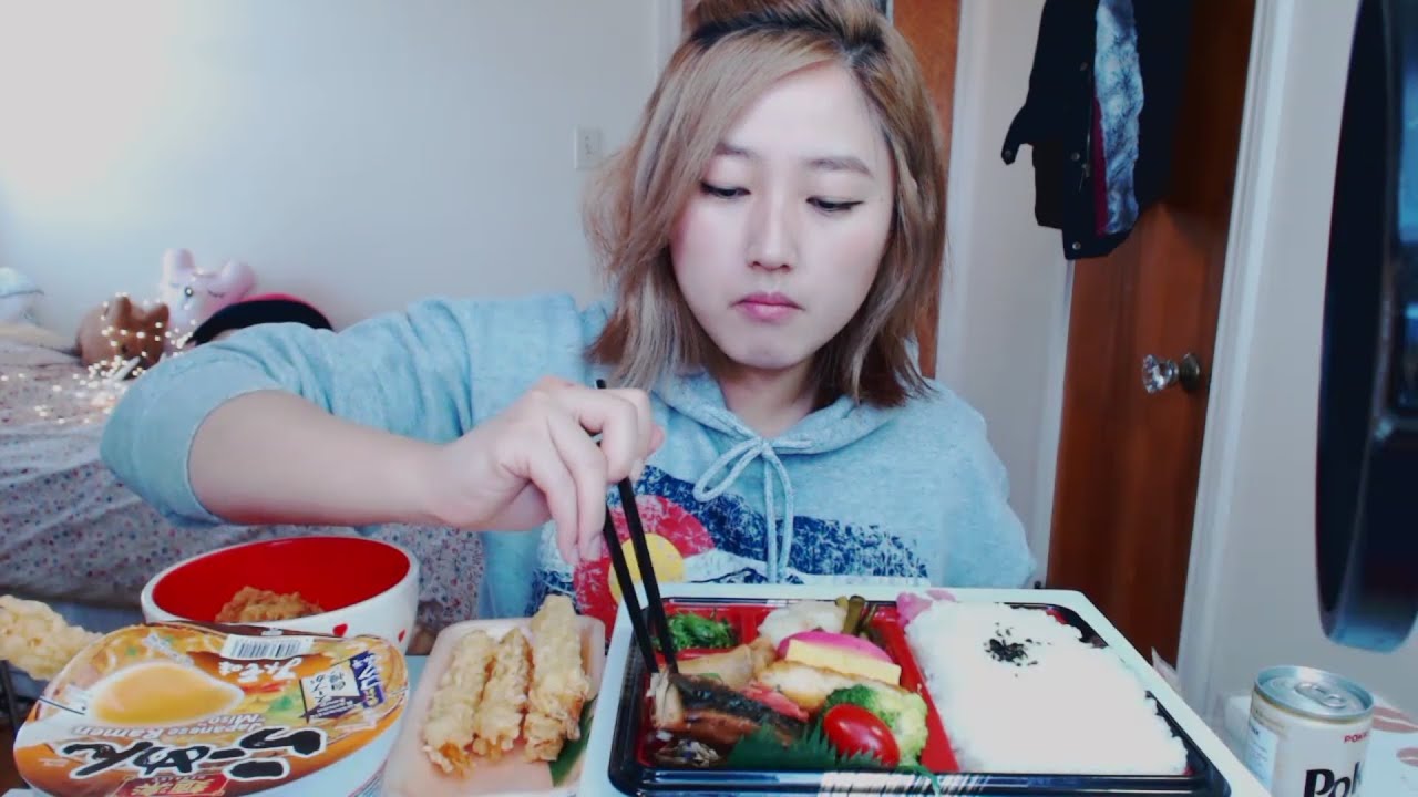 Japanese Bento Box 일본 벤또 + Miso Ramen 일본 라멘 | MUKBANG