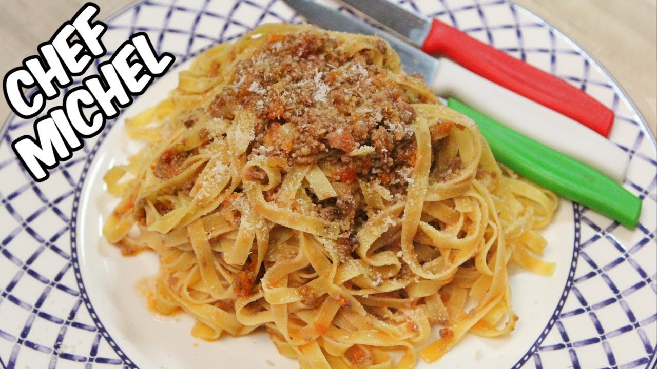 Sauce bolognaise | Tagliatelles à la sauce bolognaise