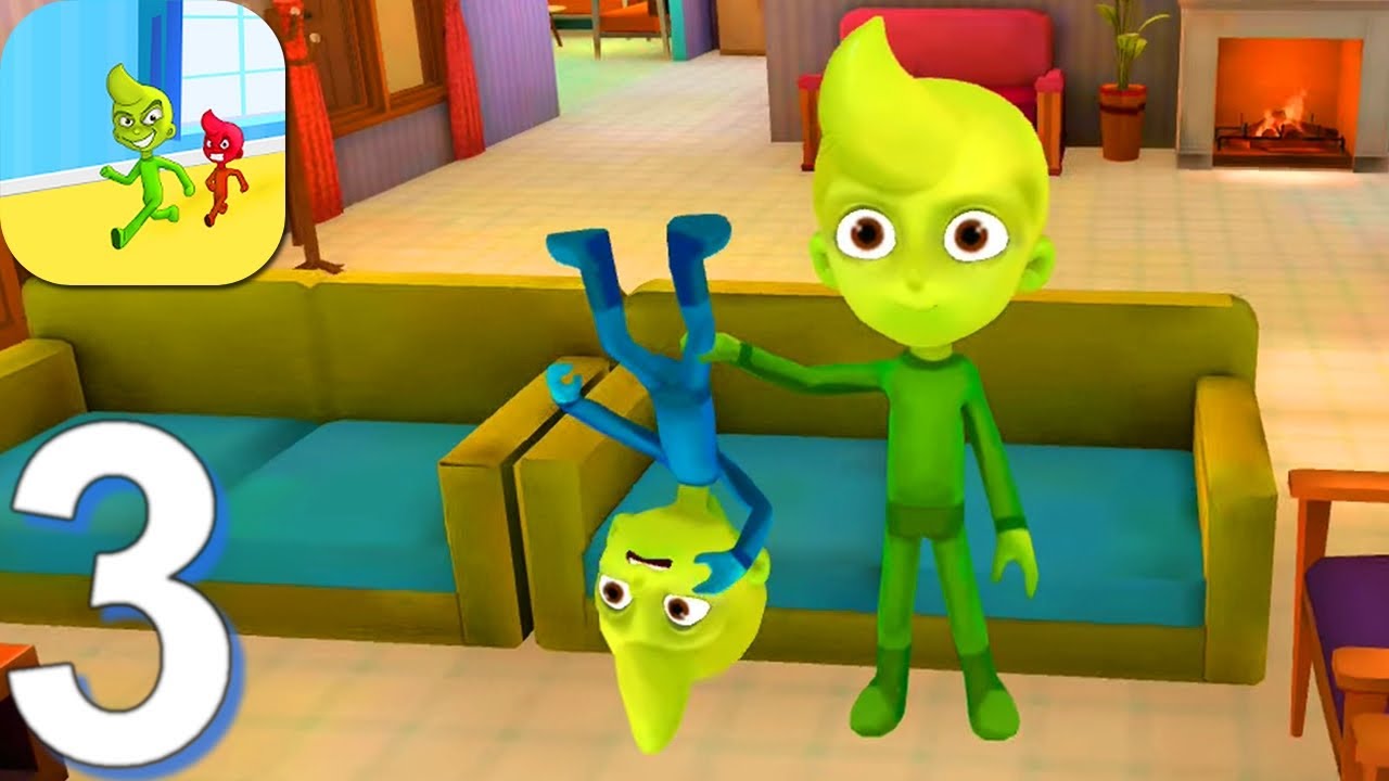 Naughty Siblings 3D - Gameplay Walkthrough Part 3 5 New Levels (Android,iOS)